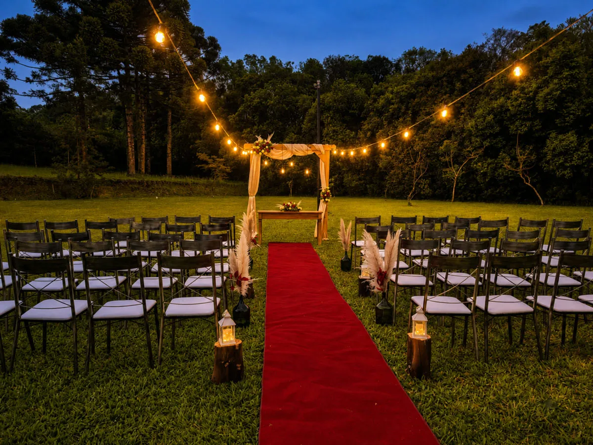 Iluminação de casamento